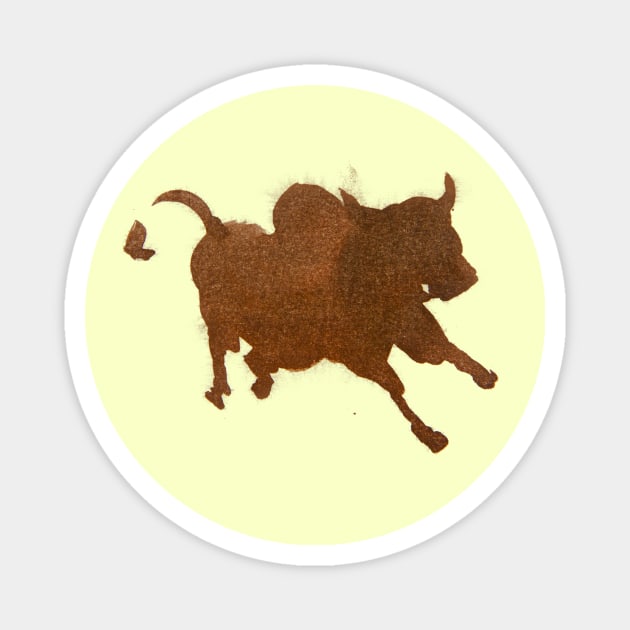 Running Bull Magnet by Tapan